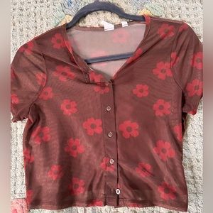 Pacsun Size XS Sheer T shirt